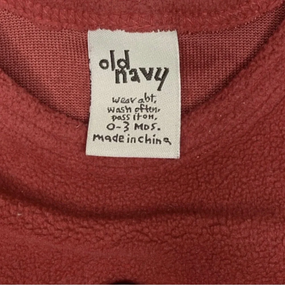 Old Navy Fleece First Christmas Romper‎